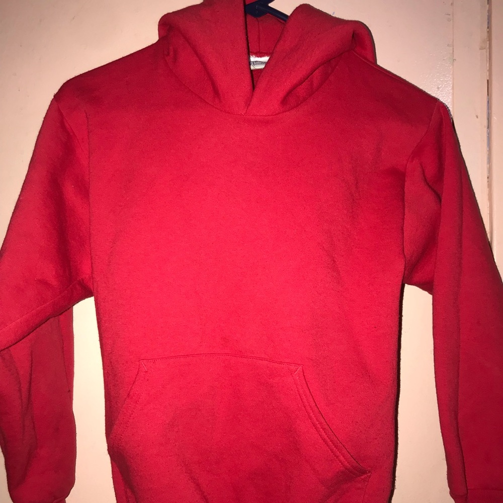 Red Pulover Hoodie